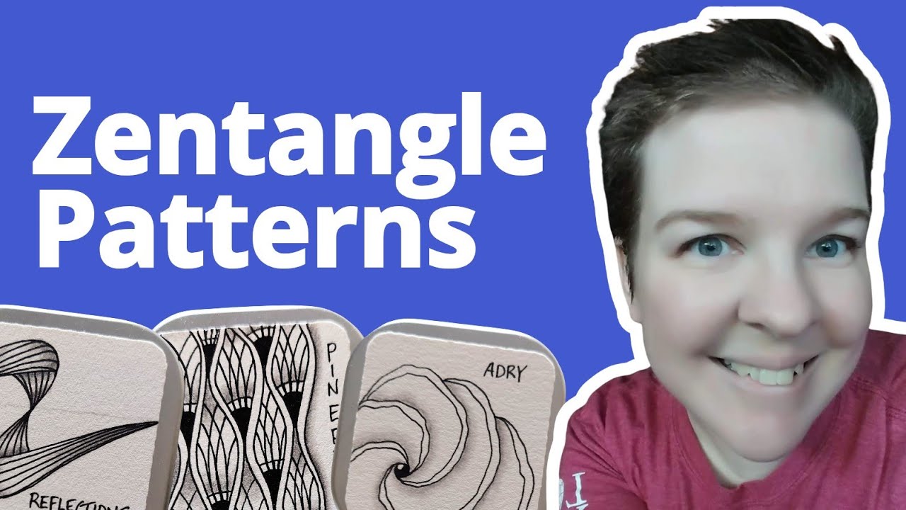 9 Easy Zentangle Patterns for Beginners - Freeform 1