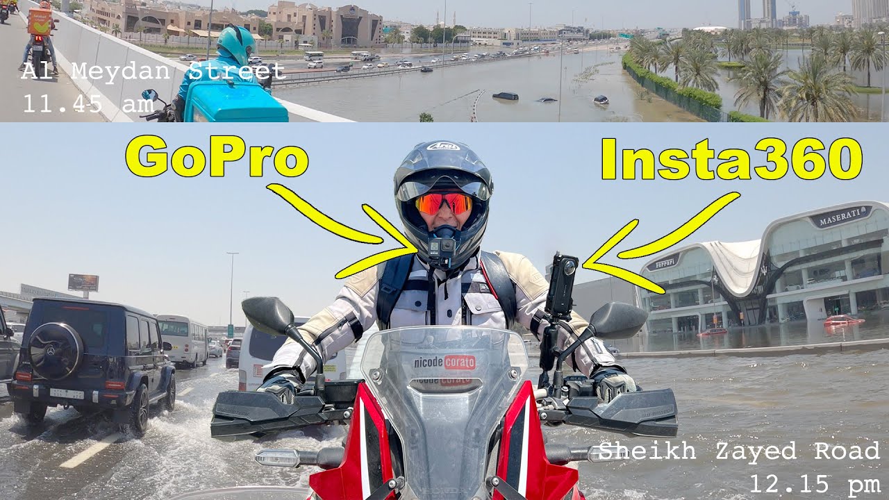 Le Strade di Dubai il Giorno Dopo la Tempesta