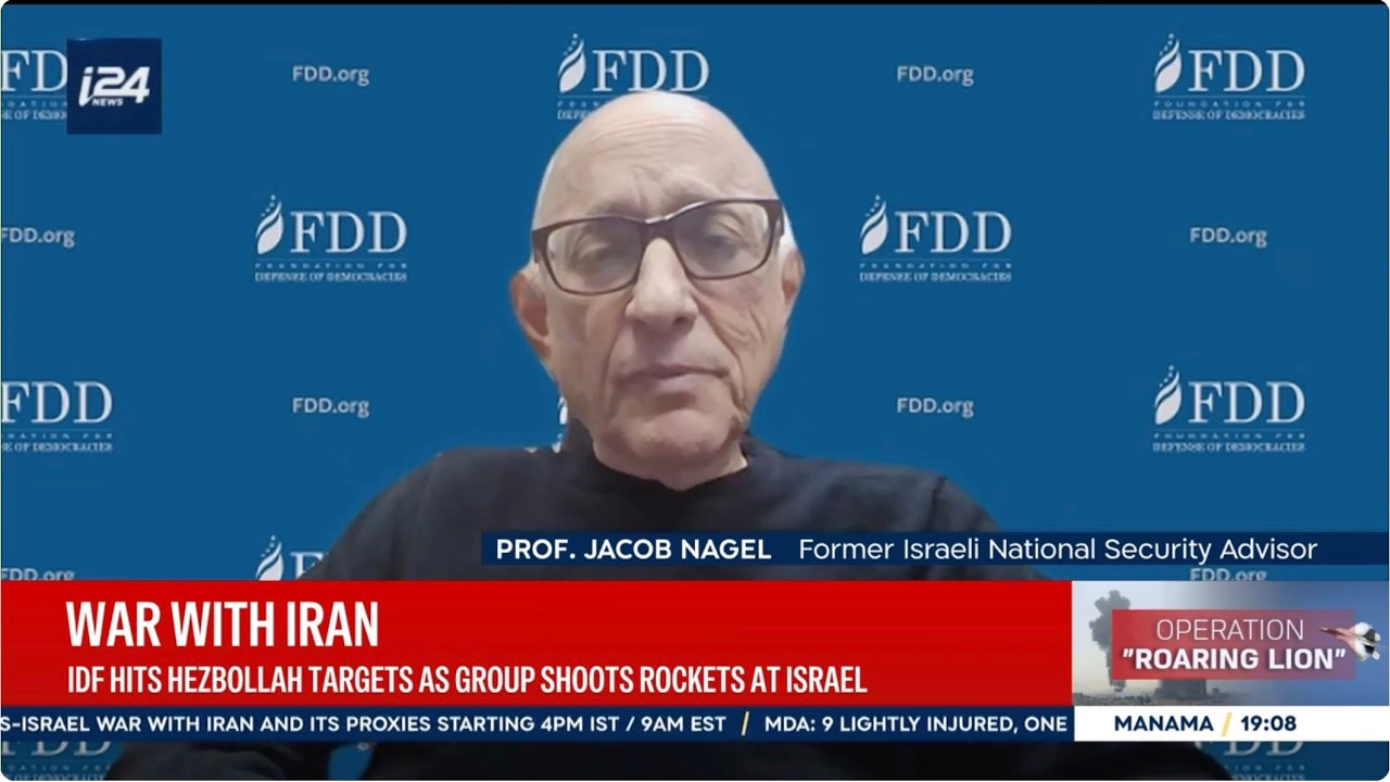 Jacob Nagel on the IDF hitting Hezbollah targets, terror group shoots rockets at Israel – i24 News