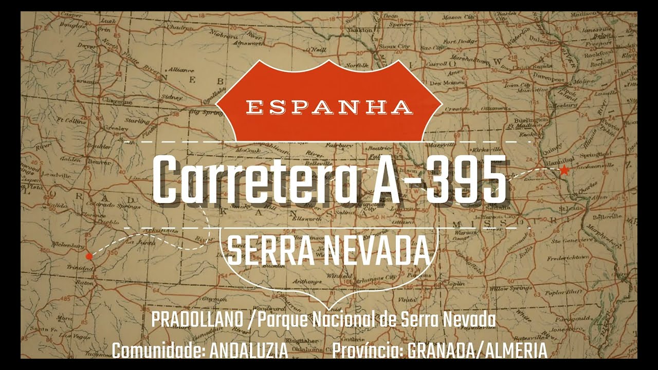 As Melhores Estradas Para Turismo De Moto - Espanha _ Carretera A-395 _ Granada - Serra Nevada