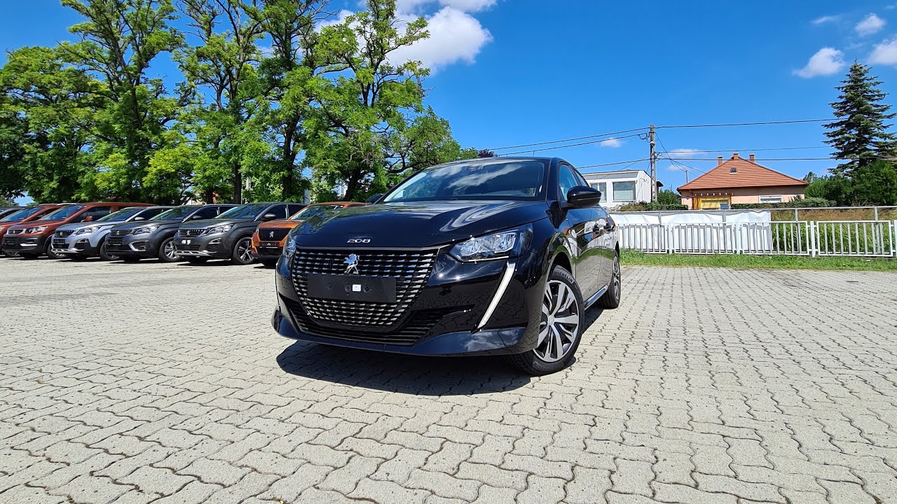 Peugeot 208 Active 1.2 PureTech 100 EAT8 Perla Nera Black