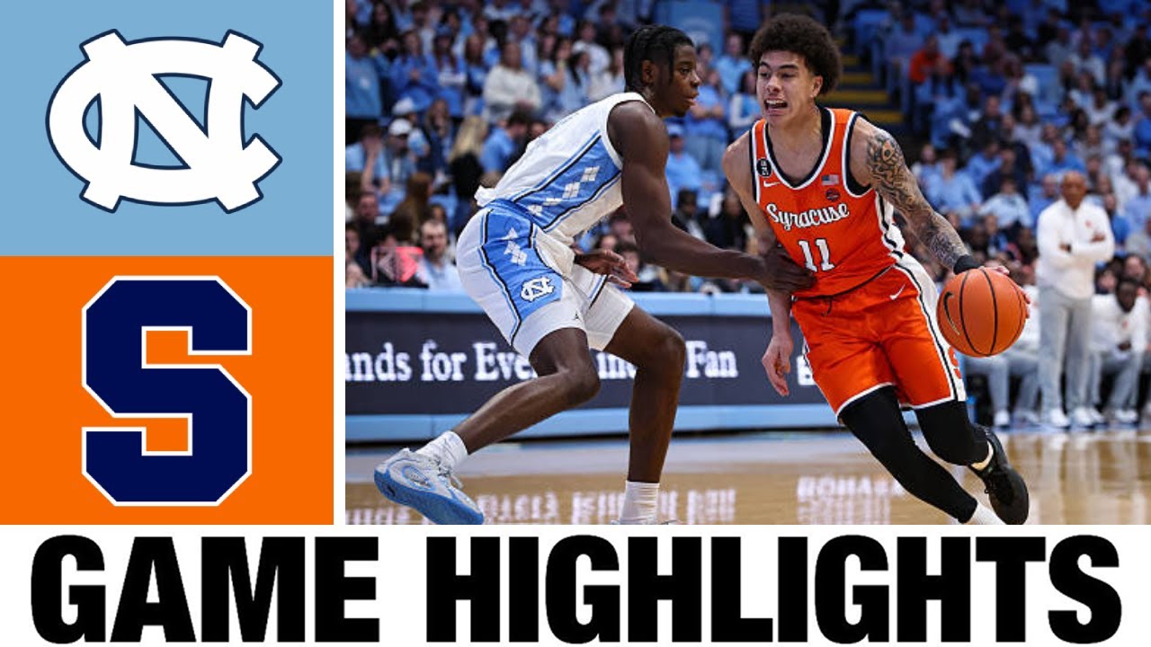 #14 North Carolina vs Syracuse Highlights | Men's Basketball | College Basketball 2026