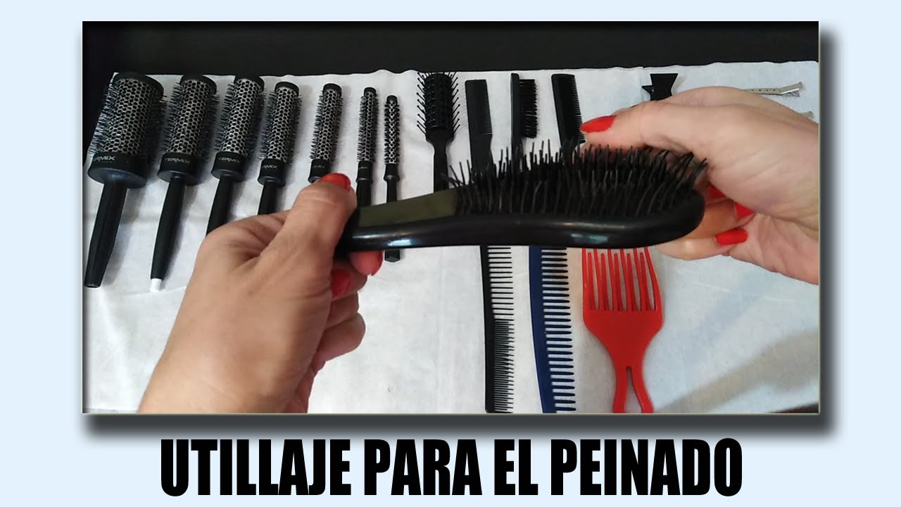 Tipos de cepillos para el cabello | Curso de peluquería gratis