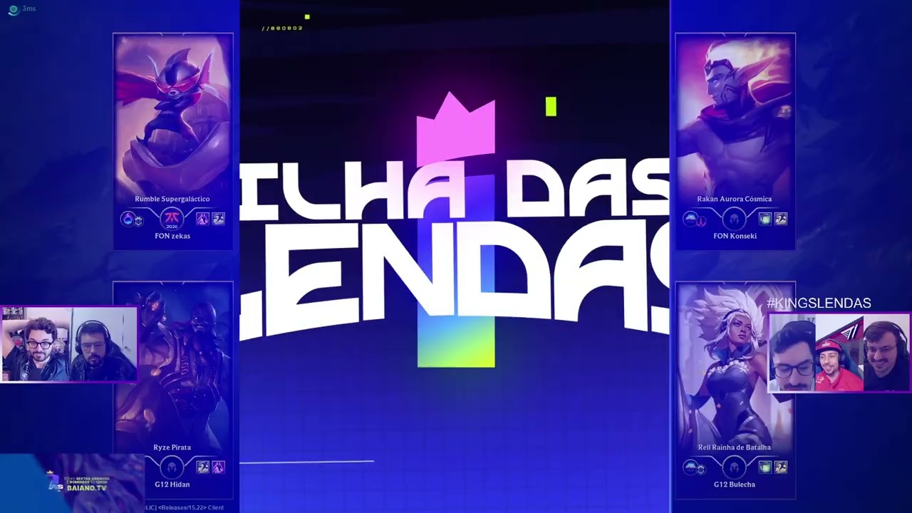 FONatic x G12 | MD3 - Jogo 2 | Kings Lendas 3 - Dia 15 | Ilha das Lendas