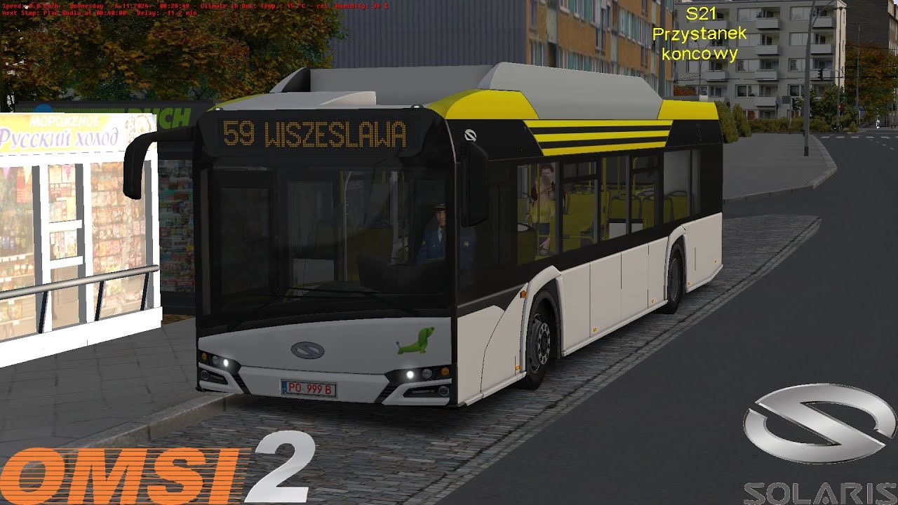 Omsi 2 - Fikcyjny Szczecin - Line 59 - Solaris Urbino 12 IV Electric