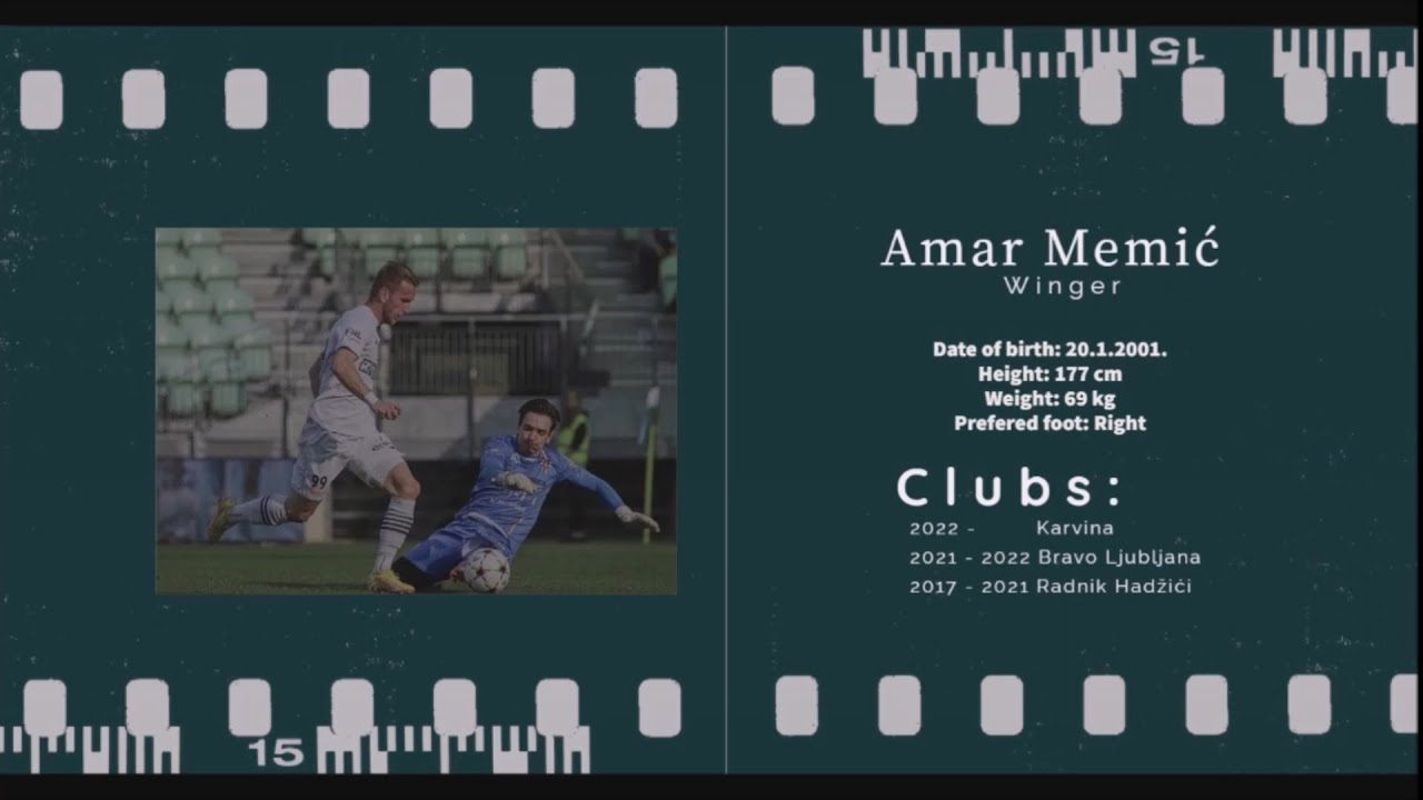 Amar Memić - Goals, Assists and Skills 2023