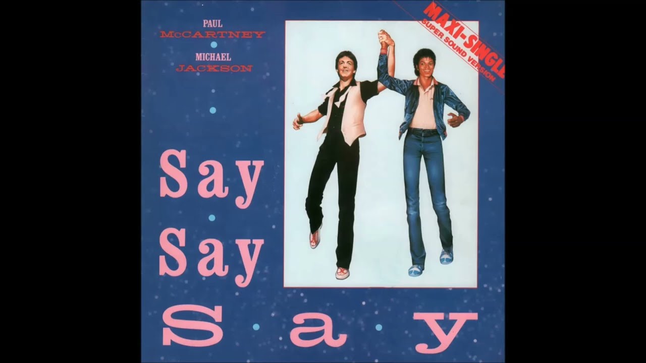 Paul McCartney & Michael Jackson - Say Say Say (Jellybean Instrumental Remix) - Vinyl recording HD