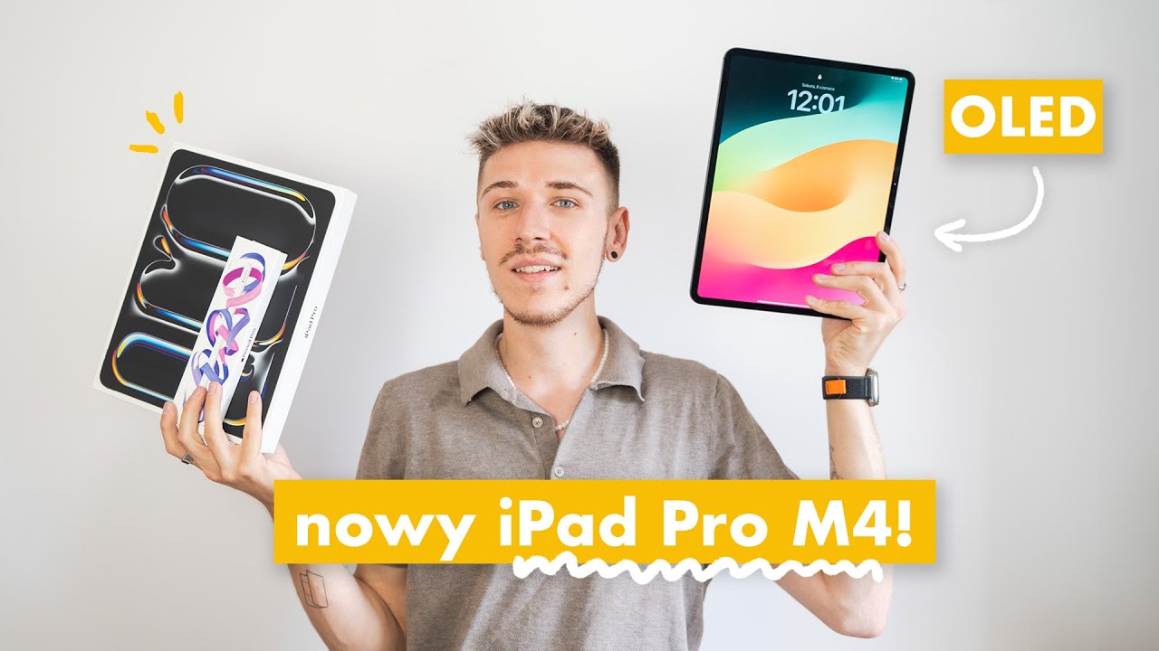 iPad Pro M4 OLED: unboxing i test Apple Pencil Pro | PIERWSZE WRAŻENIA
