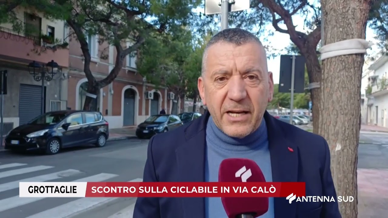 27 DICEMBRE 2025 - GROTTAGLIE - SCONTRO SULLA CICLABILE IN VIA CALÒ