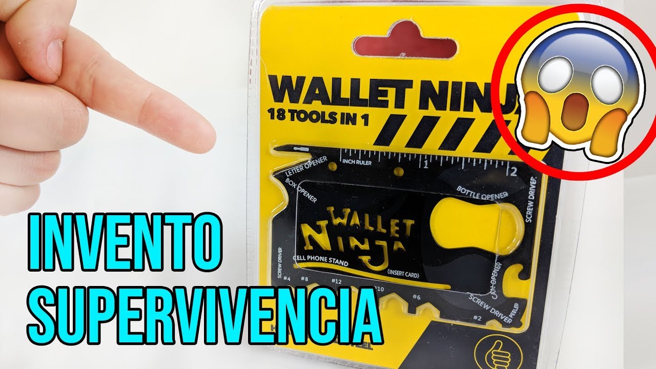 INVENTO ESTÚPIDO DE SUPERVIVENCIA | Tarjeta Ninja Multiusos 18 en 1!
