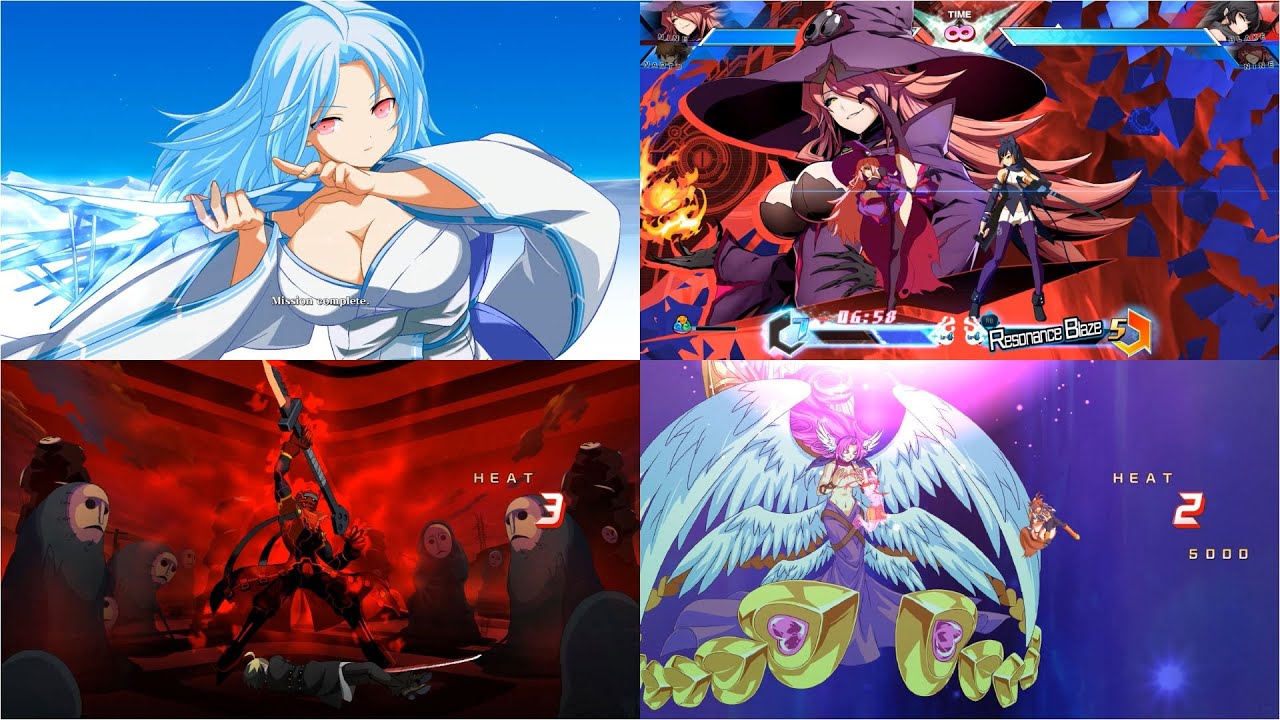 BlazBlue: Cross Tag Battle All Distortion attacks, Extra Assaults and Astral Heats