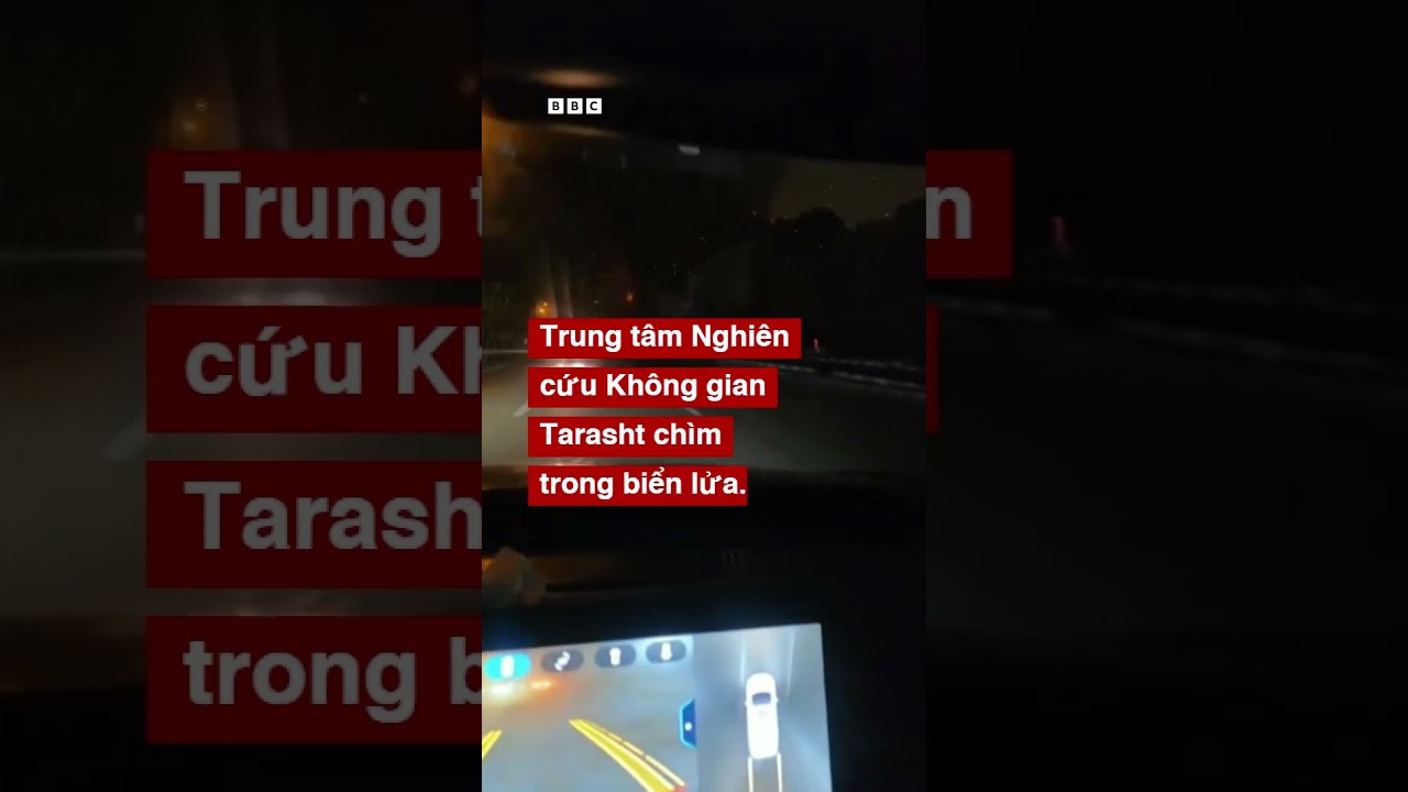 KHOẢNH KHẮC TRUNG T&Acirc;M NGHI&Ecirc;N CỨU KH&Ocirc;NG GIAN IRAN BỊ KH&Ocirc;NG K&Iacute;CH BỞI ISRAEL #BBCNewsTiếngViệt #Iran