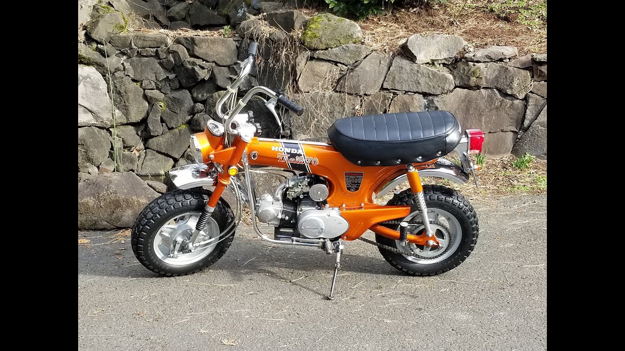 4 speed H Model CT70 Unrestored Survivor Candy Topaz Orange