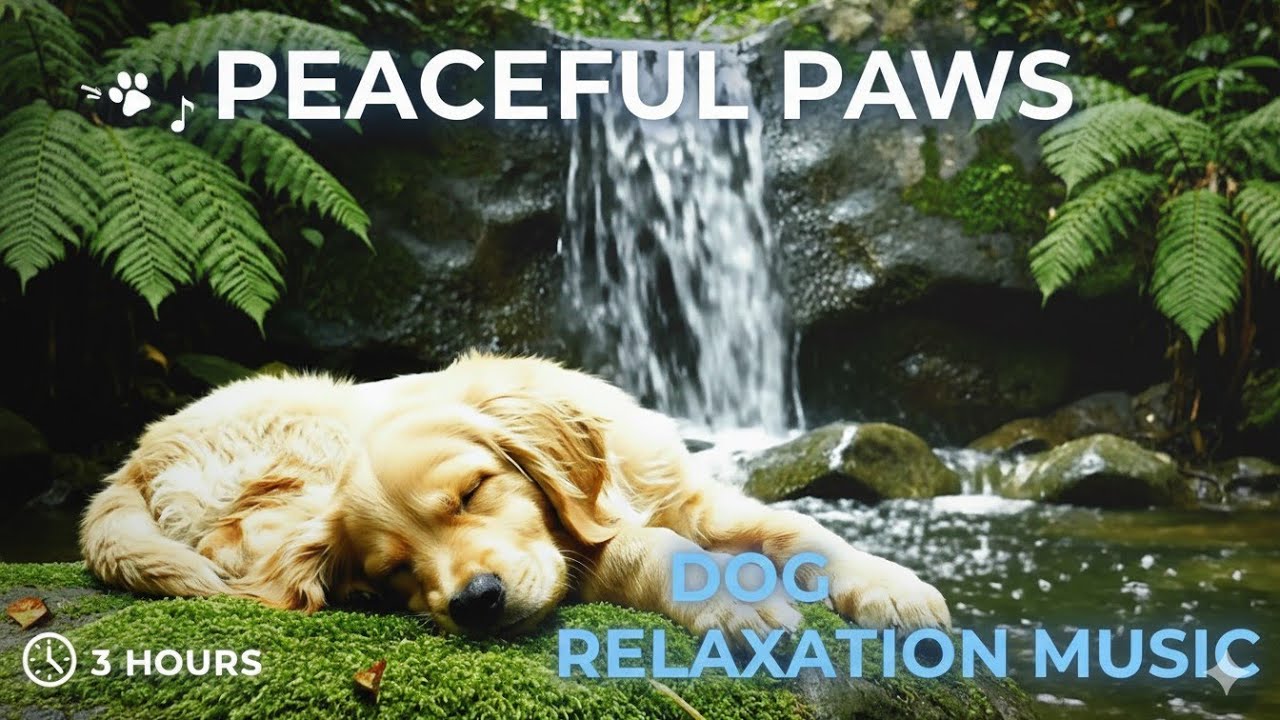 Relaxing Water Sounds Calming Music for Anxious Dogs 🐶🌊