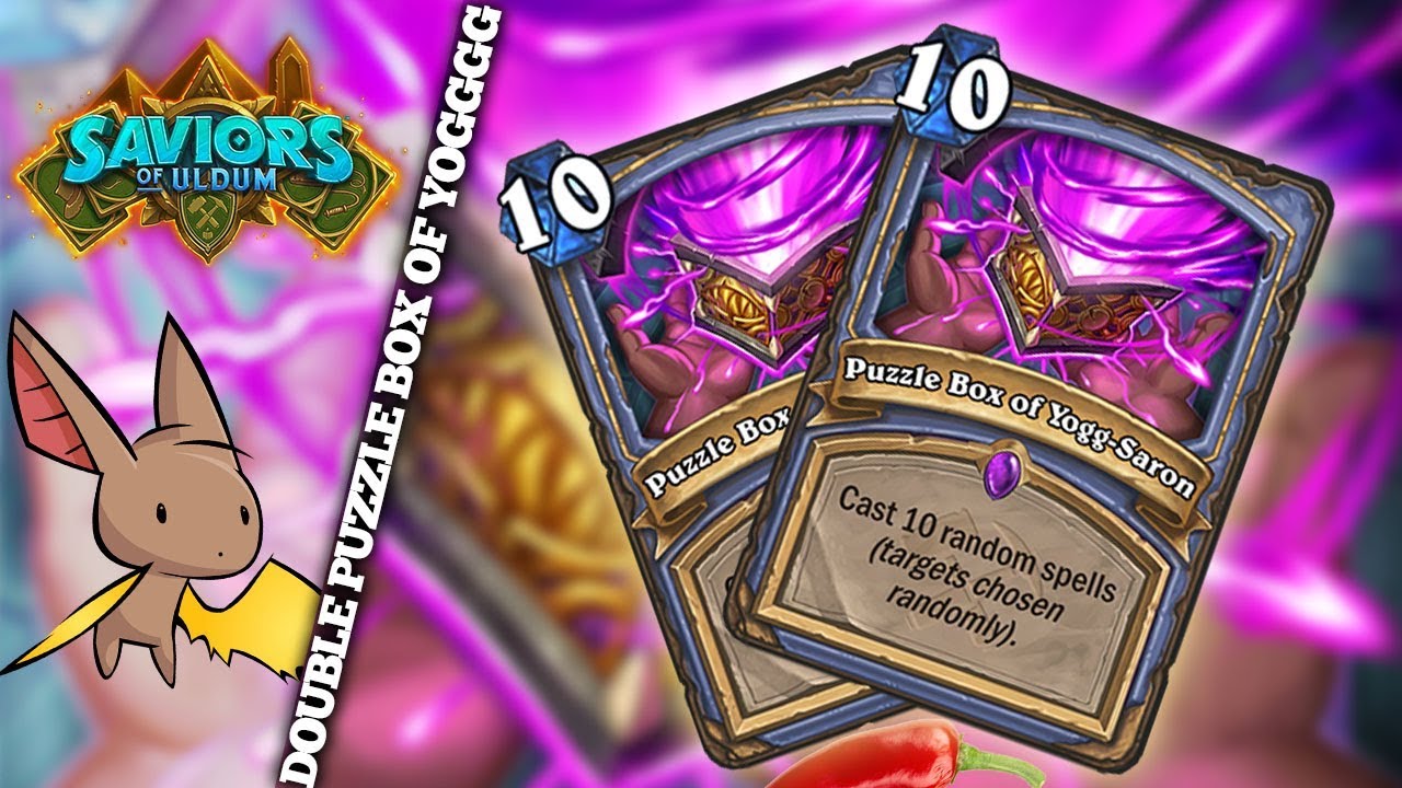 Double Yogg Box + Perfect Top Deck | Firebat Hearthstone | Saviors of Uldum