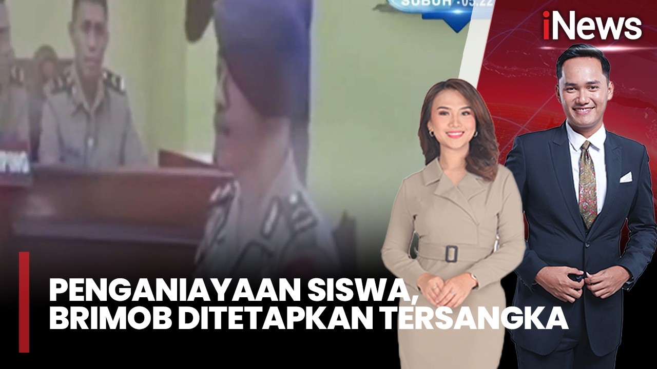 Bripka Masias Aniaya Siswa hingga Meninggal Ditetapkan Tersangka & Dipecat |iNews Pagi (26/2