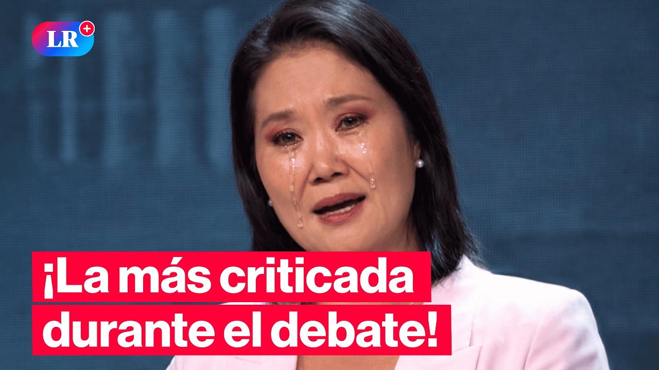 🚨 &iexcl;EN SU CONTRA! | As&iacute; cuestionaron a KEIKO FUJIMORI durante el DEBATE PRESIDENCIAL #HLR