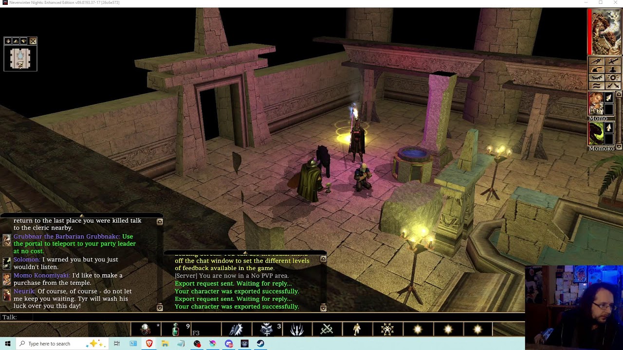Neverwinter Nights w/ @momokonomiyaki