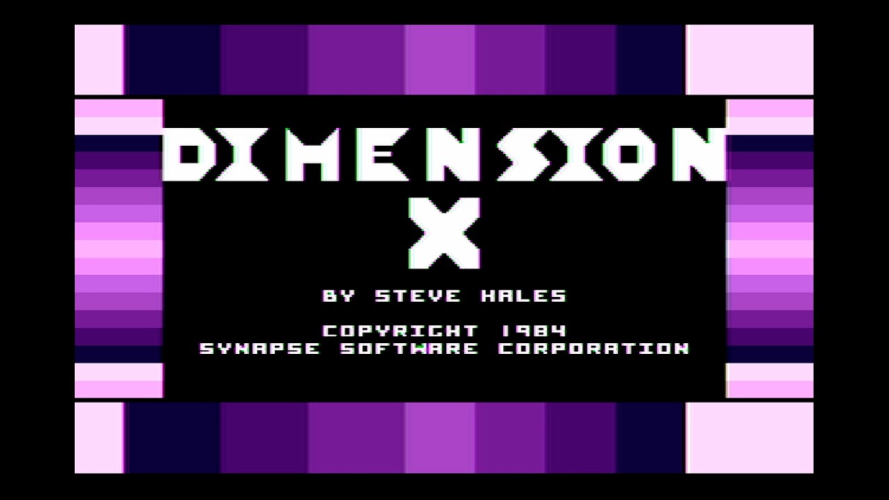 Dimension X Playthrough (Atari XL/XE)