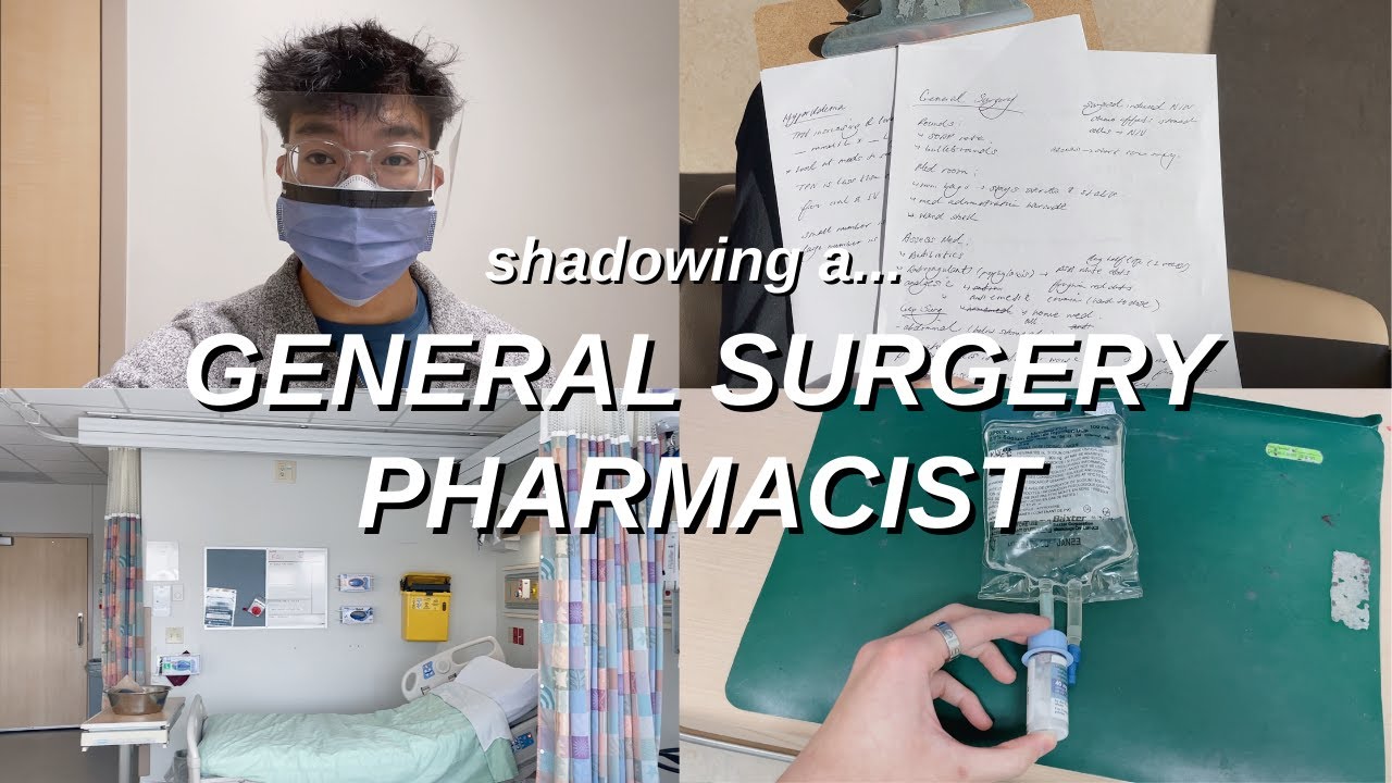 DAY IN THE LIFE of a GENERAL SURGERY PHARMACIST | what does a clinical hospital pharmacist do?