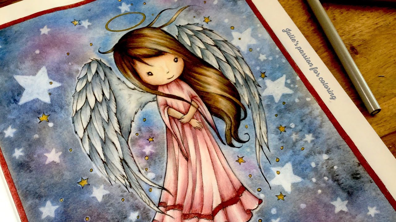 WHIMSICAL WONDERS by Molly Harrison - prismacolor pencils - color along