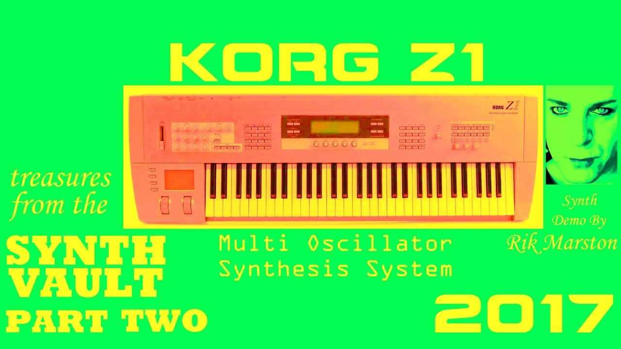 Korg Z1 Treasures Part 2 2017 MOSS Analog Modeling Synthesizer Rik Marston VA Synth