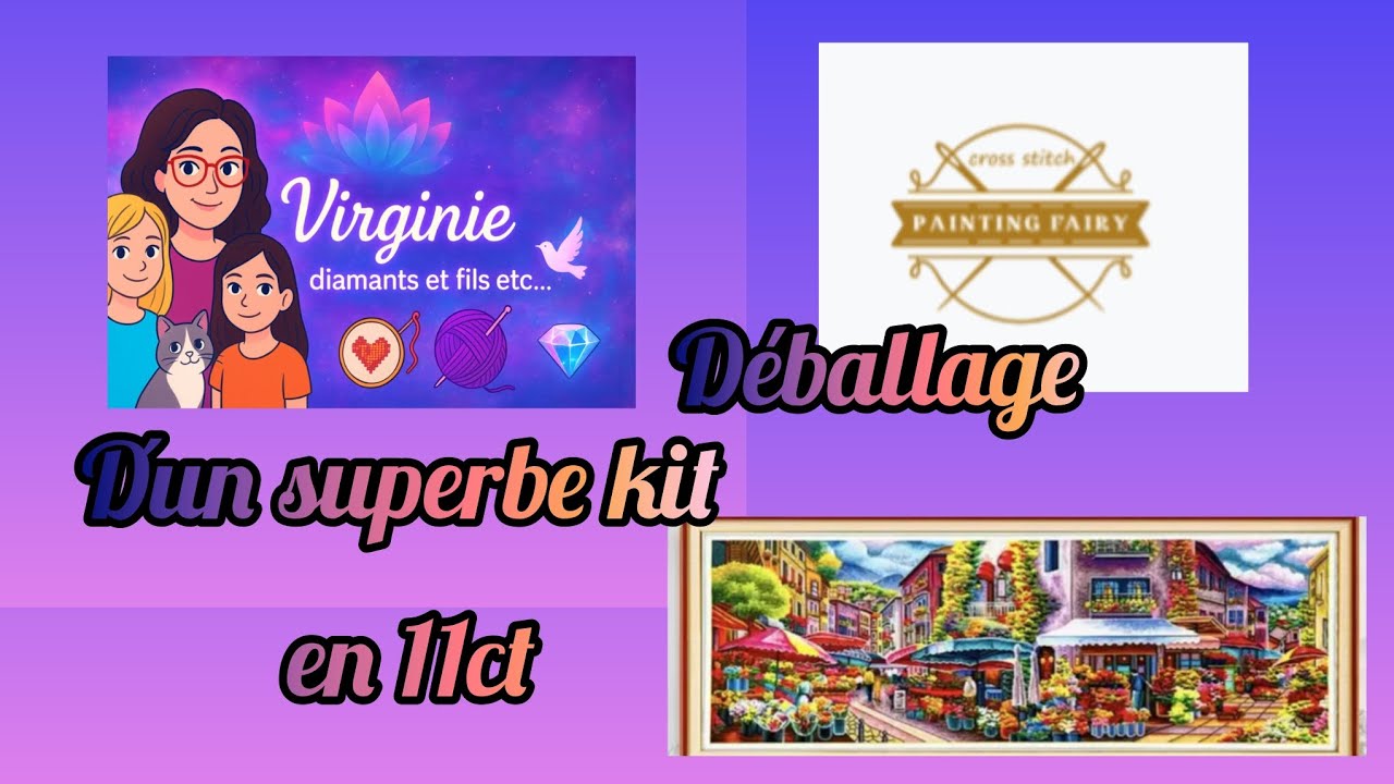 Déballage avec #paintingfairycrossstitch 🥰