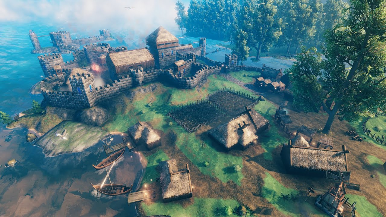 Valheim part 1 | LIVE walkthrough no commentary (PC gameplay)