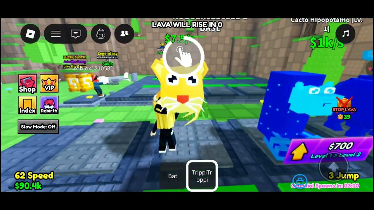 GECE İLE BRAINROT İÇİN HAYATTA KAL OYNADIK 😂 #roblox SURVIVE LAVA FOR BRAINROTS ✨️✨️✨️✨️