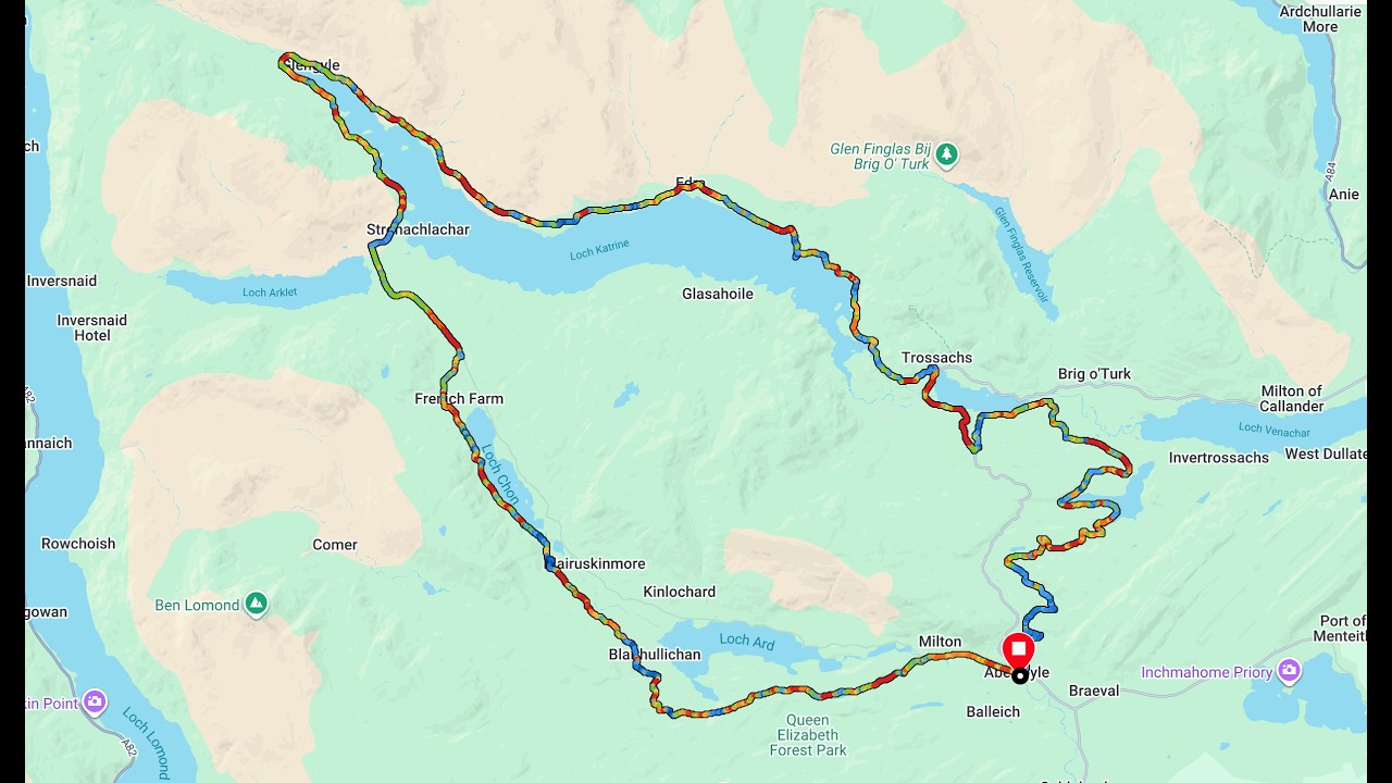 Cycling the Trossachs: Aberfoyle Loop via Loch Katrine | October 2025