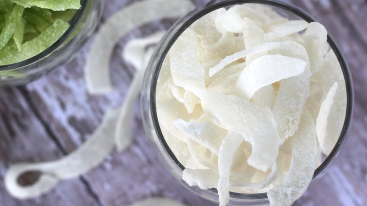 How to make Mut Dua (Candied Coconut Ribbons)
