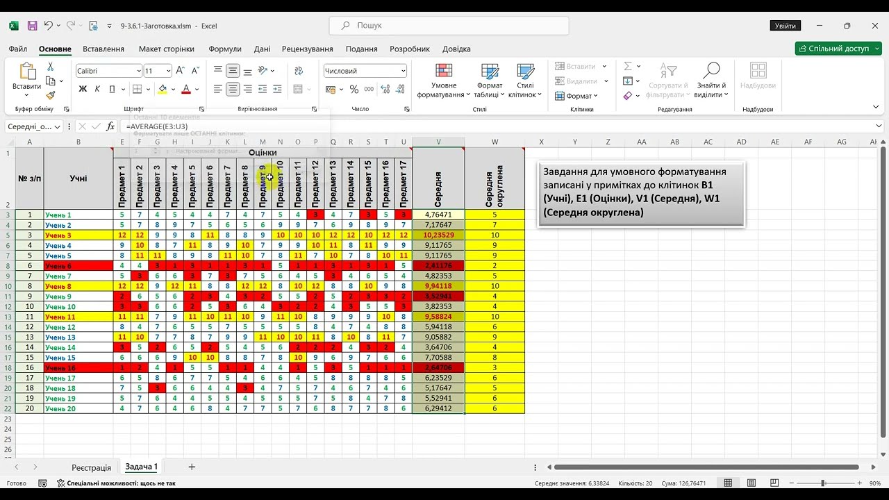 Умовне форматування Excel