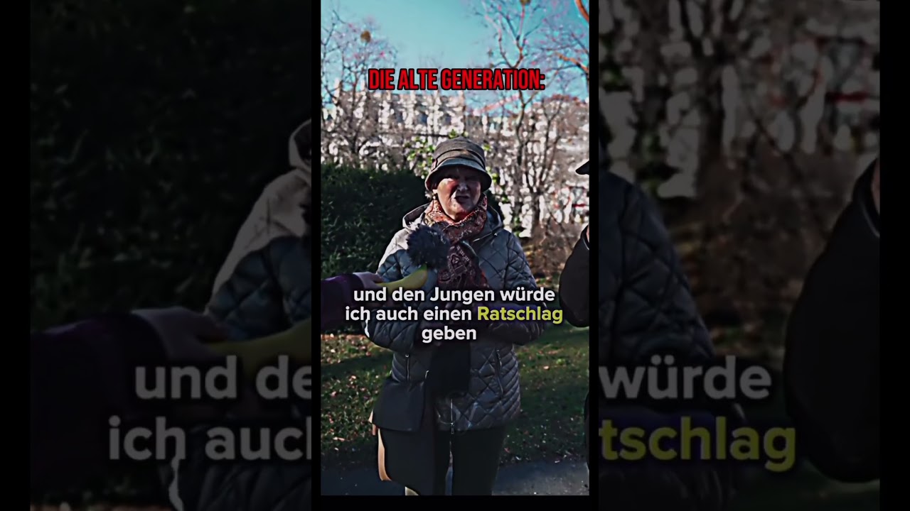 DIE ALTE GENERATION VS -DIE HEUTIGE GENERATION... #ehrlichkeit #liebe #deutschland #jugend #schmerz