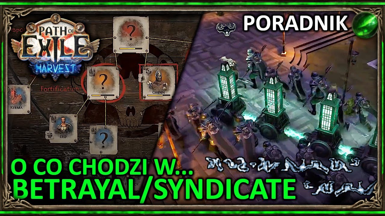 O co chodzi w BETRAYAL/SYNDICATE (Poradnik - Podstawy) ◼ Path of Exile (3.11)