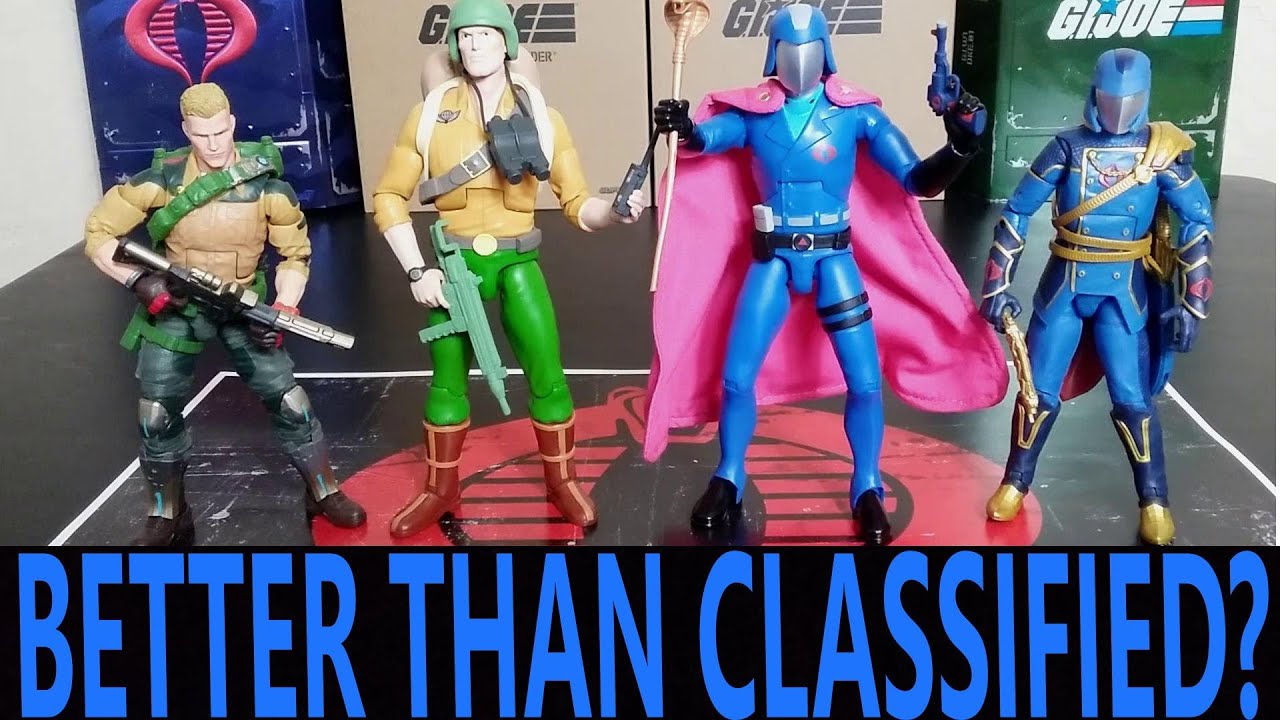SUPER 7 DUKE AND COBRA COMMANDER!  BETTER THAN CLASSIFIED?