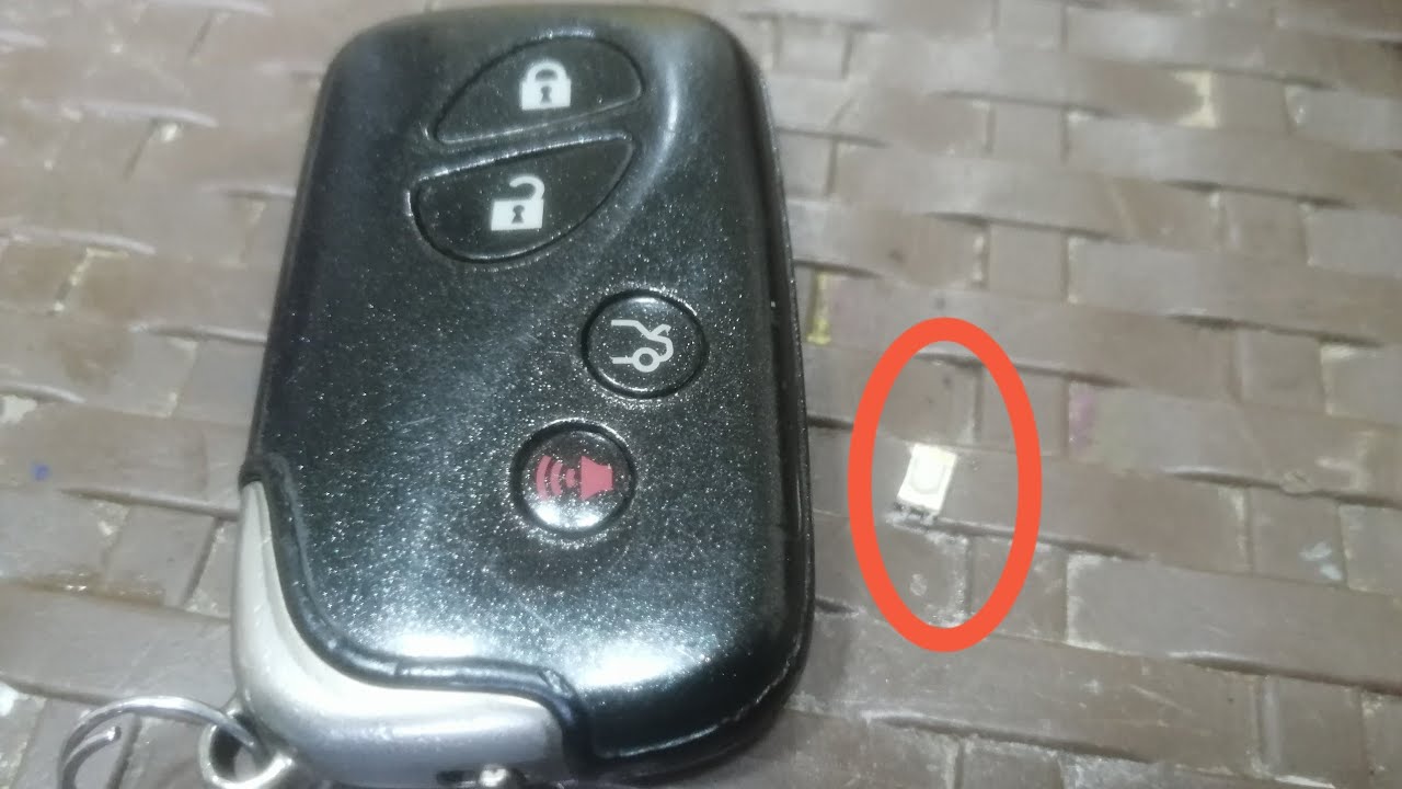 تصليح ريموت لكزس بصمة 2011 repair Lexus smart key 2011
