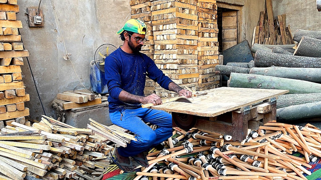 Earn Money in Millions? How Countless Wooden Bobbin Pins Are Made to Be Rich