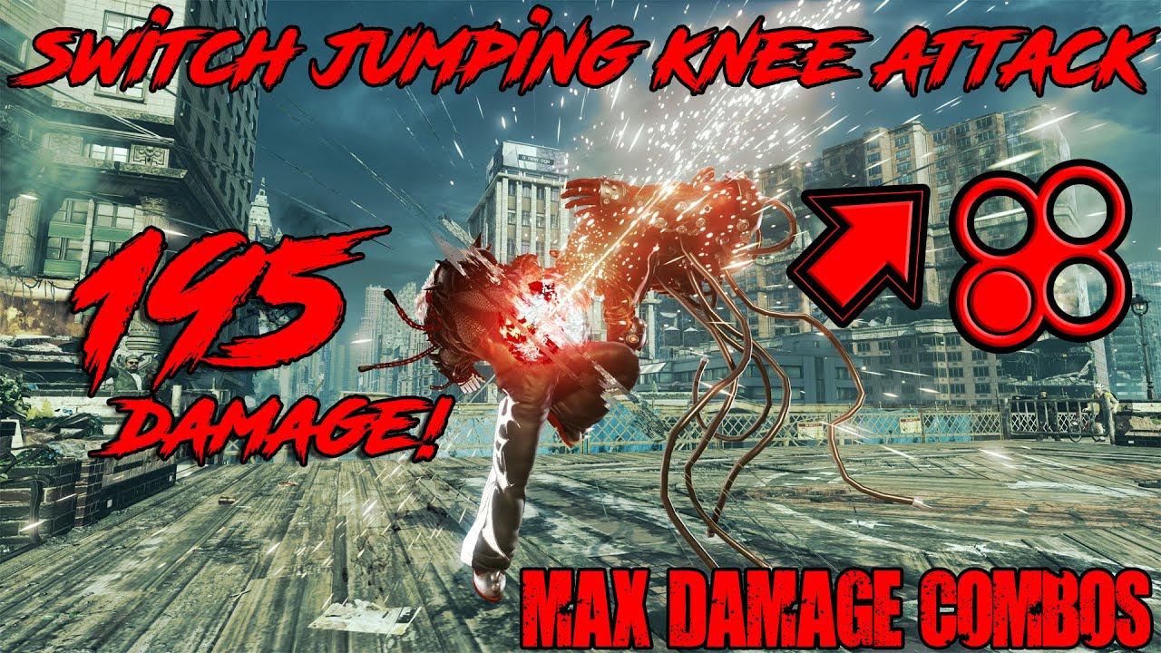 Armor King - CHuf3 (Switch Jumping Knee Attack) Max Damage Combos