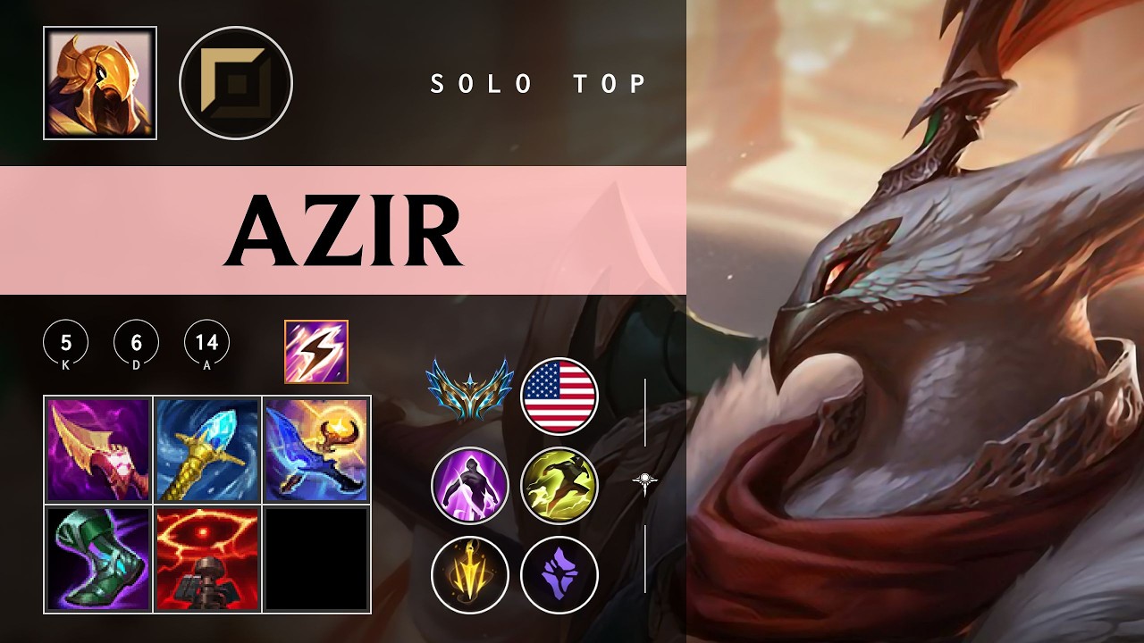 Azir Top vs Yone - NA Challenger Patch 26.03
