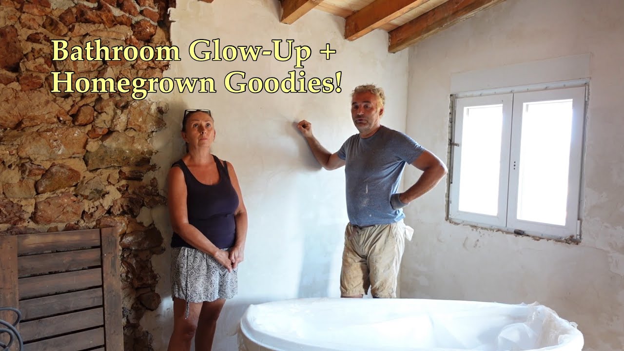 Bathroom Glow-Up + Homegrown Goodies here in Portugal 🇵🇹 