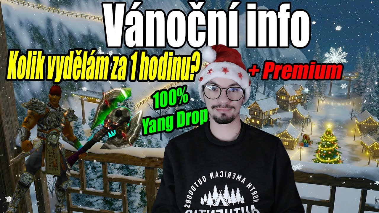 Kolik vyděl&aacute;m za 1 hodinu? | Ekura | 100% Yang Drop + Premium | V&aacute;nočn&iacute; info
