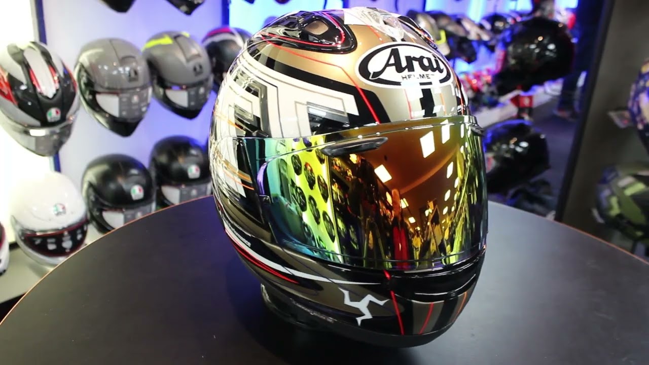 Arai RX-7V EVO IOM TT 2026 Helmet With Red Visor