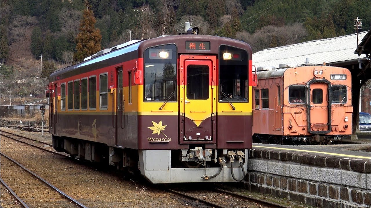 【4K】わたらせ渓谷鐵道WKT-510形気動車・DE10形ディーゼル機関車・わ89-310形気動車 到着・発車シーン集 足尾駅、大間々駅にて 2018.12