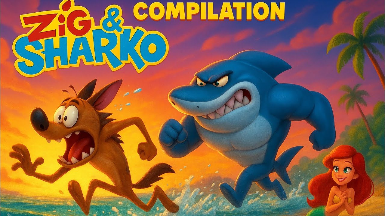 Zig Sharko Parody Compilation | Funniest Ocean Comedy Moments |Pixar-Style Cartoon Animation |Sora 2