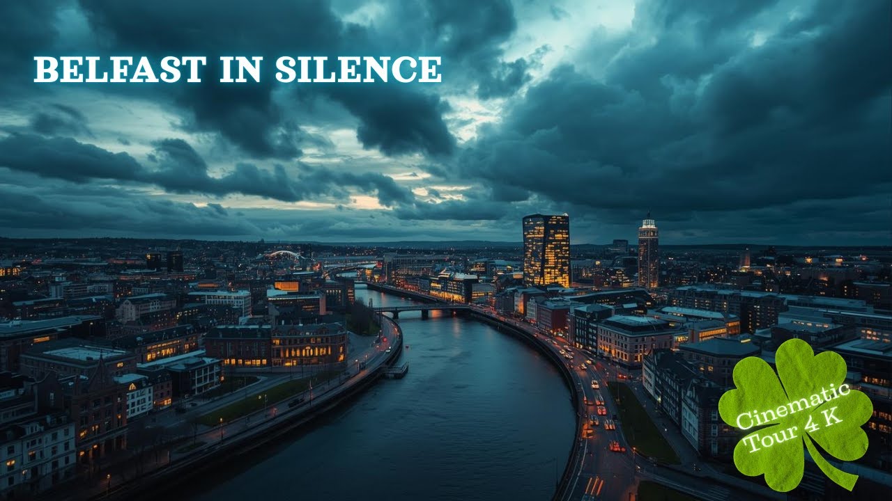 Belfast in Silence   A Cinematic Drone Film 4K