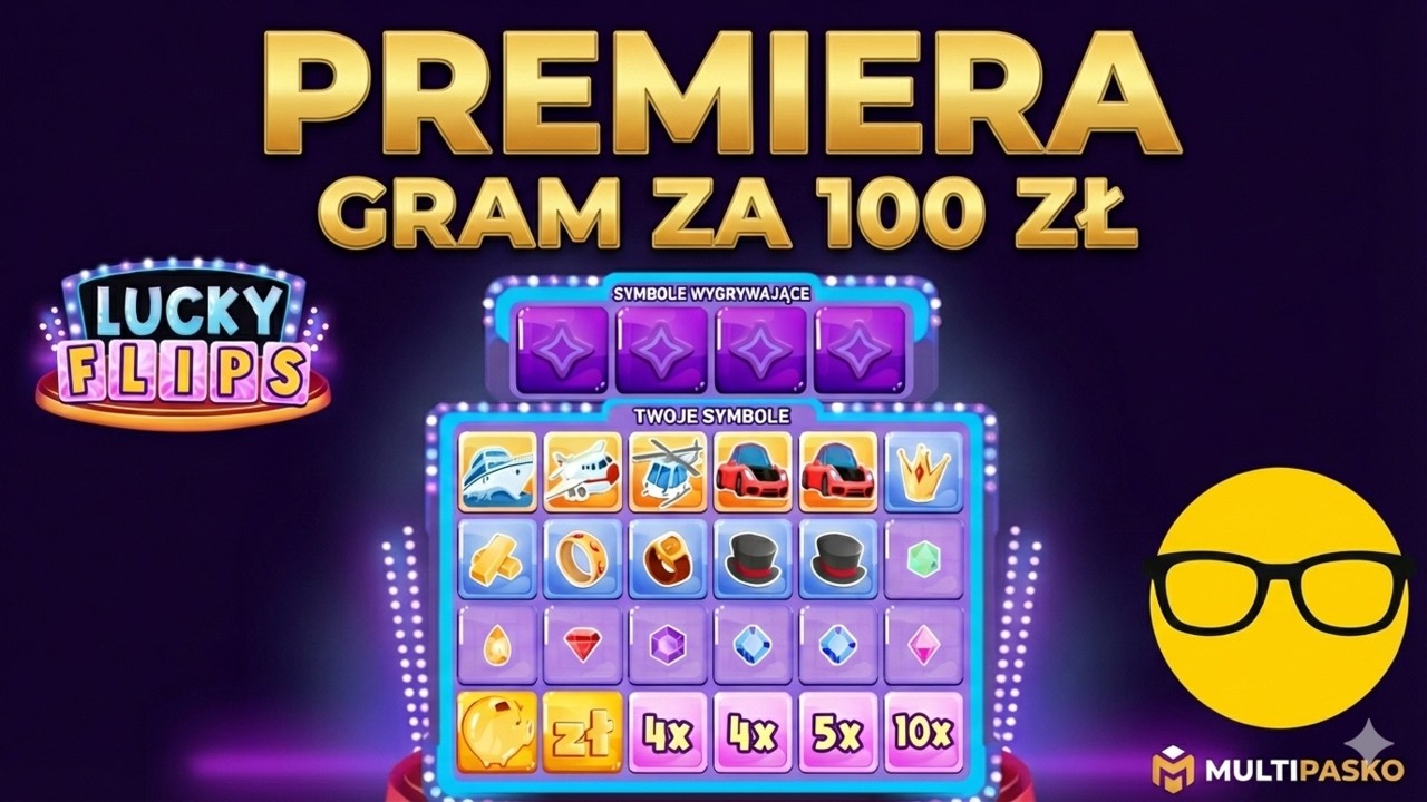 Gierki Lotto #95 &ndash; LUCKY FLIPS &ndash; PREMIERA za 100 zł 💰