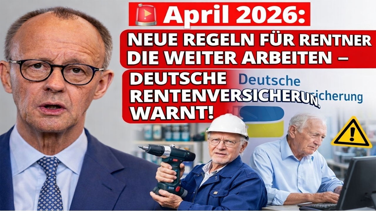 🚨 April 2026: Neue Regeln für Rentner die weiter arbeiten – Deutsche Rentenversicherung warnt!