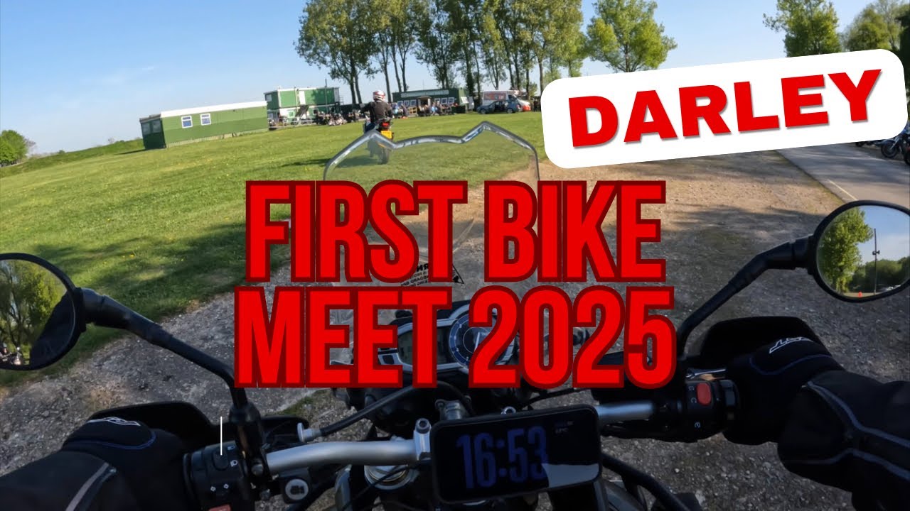 Darley Moor Race Track, Chequered Flag Cafe - First Bike Meet Of 2025 April 30th