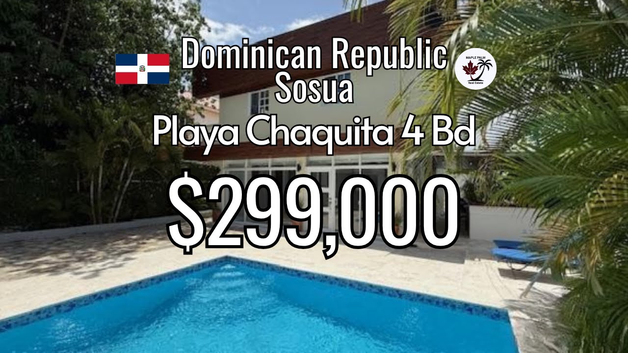 FINANCING! House in Sosua, Dominican Republic Walk to Beach🌊2 Beds PLUS 2 Studio Apartments $299k