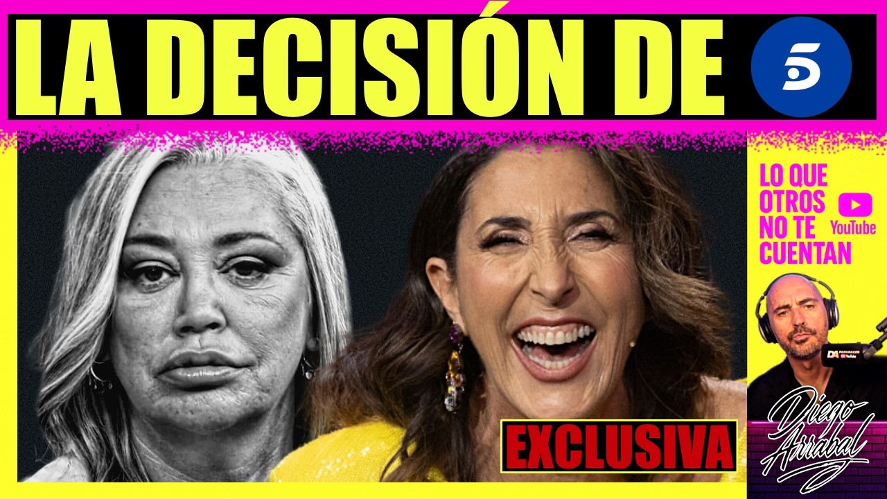 🚨 &iexcl;BOMBAZO EN TELECINCO! La DECISI&Oacute;N FINAL sobre BEL&Eacute;N ESTEBAN y Paz Padilla que NADIE ESPERABA